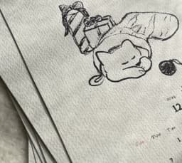 12ヵ月ねこと一緒カレンダー(2026年) - サムネイル 4