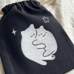 小さなバッグにも入るよ巾着 - サムネイル 2