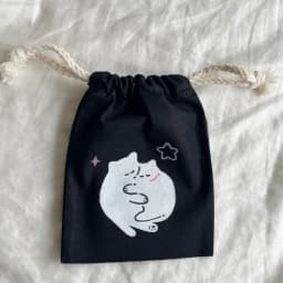 小さなバッグにも入るよ巾着 - サムネイル 3