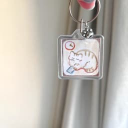 ねむいのにSNSみちゃうねこ - サムネイル 1