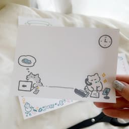 4種のねこちゃんメモカード - サムネイル 5